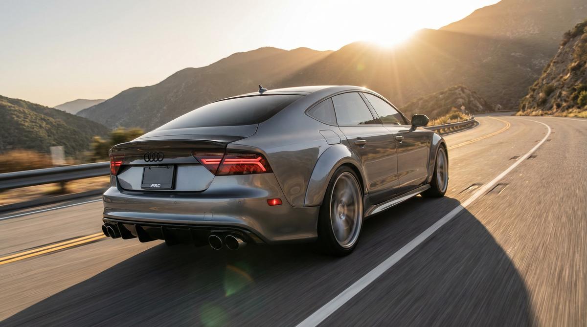 糖心 - 奥迪A7山路试驾视频